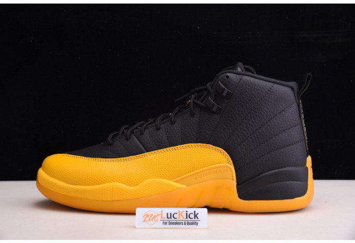 jordan 12 retro black university gold 130690-070