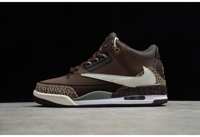 air jordan 3 retro tinker nrg gold metallic dark brown shoes   854262-609