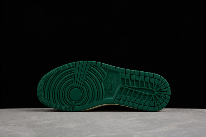 aj1 st travis scott x air jordan 1 retro  low green black dm7866-128