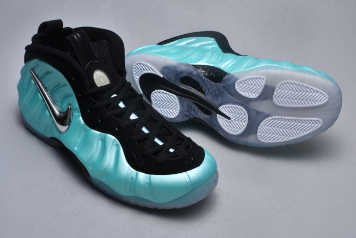 air nike foamposite pro island green 624041-303
