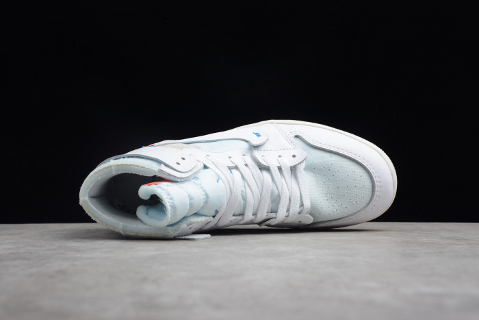 jordan 1 retro high ow white (gs)  aq8296-100