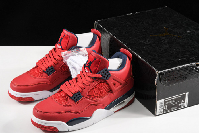 air jordan 4 iv retro fiba gym red black white cl1184-617