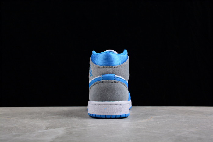 air jordan 1 mid "university blue"   dx9276-100