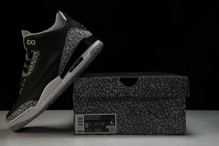 air jordan 3 retro  "green glow"  ct8532-031