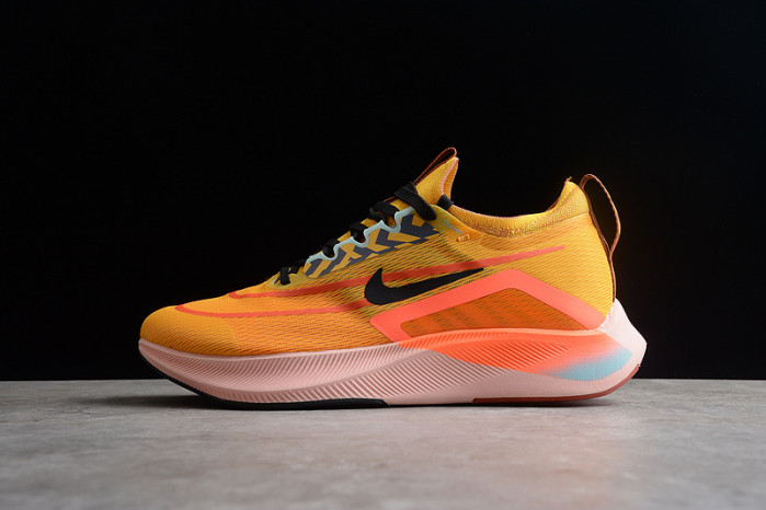 nike zoom fly 4 university gold magma orange   do2421-739