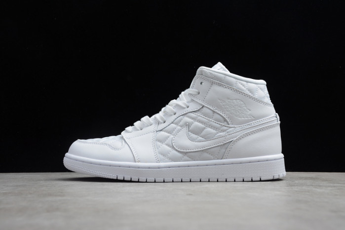 jordan 1 mid quilted white (w) db6078-100