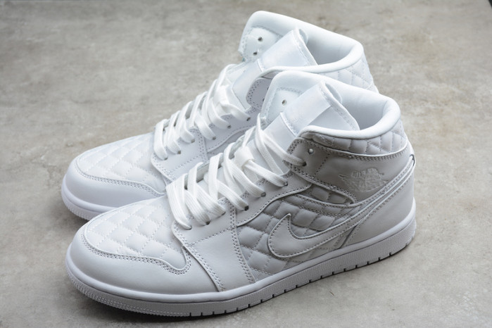jordan 1 mid quilted white (w) db6078-100
