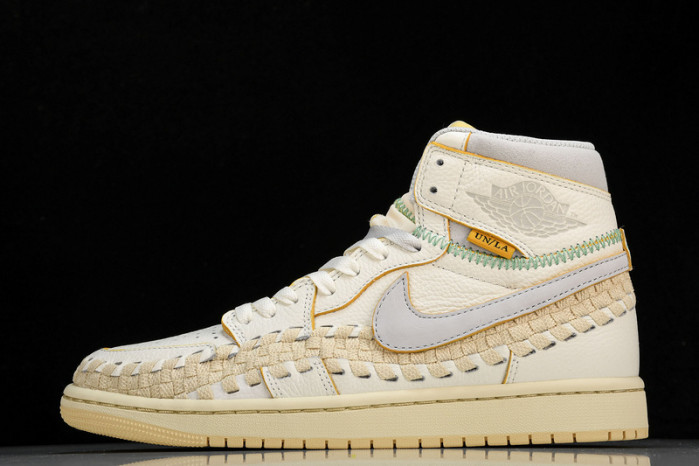 union x air jordan 1 high “woven”  fd2565-100