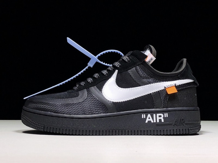 nike air force 1 low ow black white ao4606-001