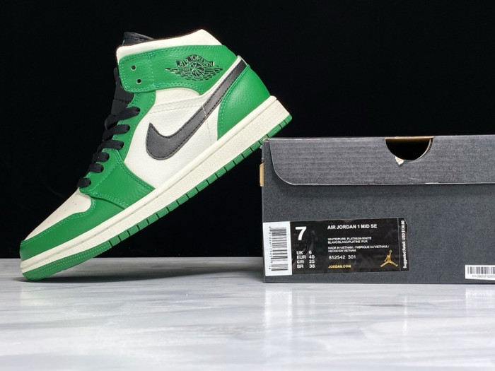 jordan 1 mid pine green 852542-301