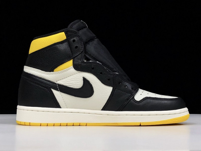 jordan 1 retro high "not for resale" varsity maize 861428-107