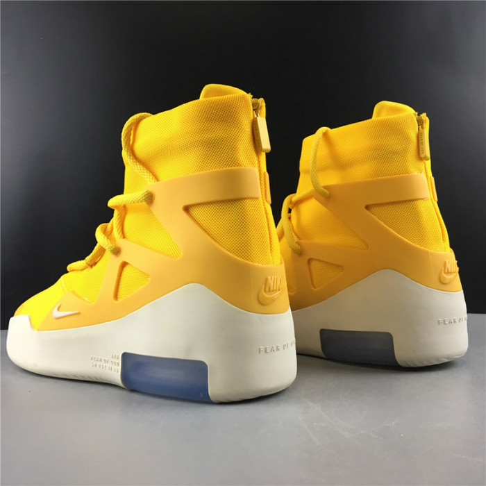 nike air fear of god 1 yellow ar4237-700a