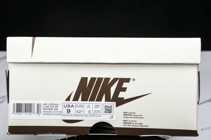 travis scott x air jordan 1 low og  dm7866--202