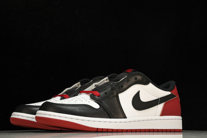 air jordan 1 low og“black toe”  cz0790-106