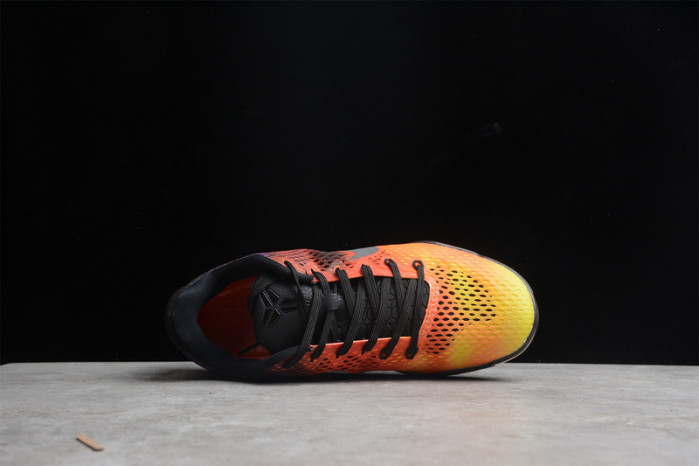 nike zoom kobe 11 em sunset red black yellow  836184-805
