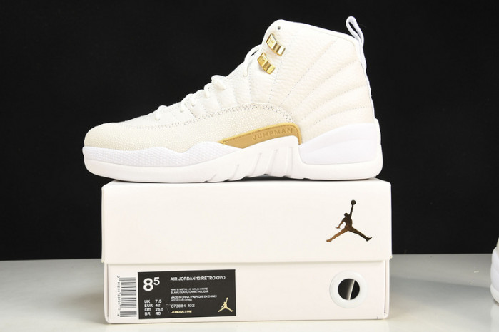 jordan 12 retro ovo white - 873864-102