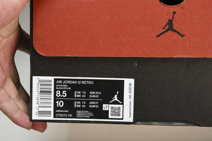 air jordan 12   “cherry”  ct8013-116