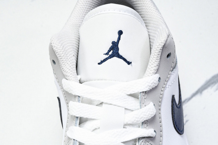 Air Jordan 1 Low Midnight Navy Neutral Grey 553558-146