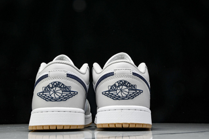Air Jordan 1 Low Midnight Navy Neutral Grey 553558-146