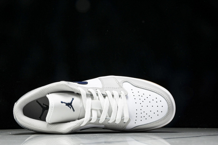 Air Jordan 1 Low Midnight Navy Neutral Grey 553558-146