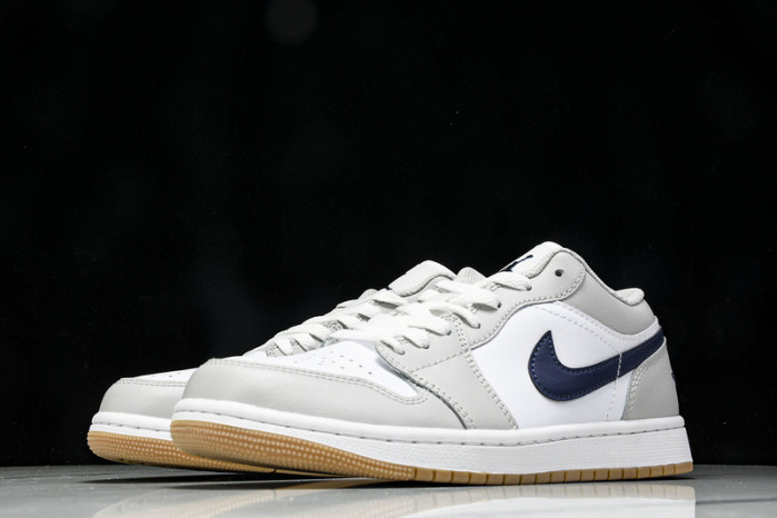 Air Jordan 1 Low Midnight Navy Neutral Grey 553558-146