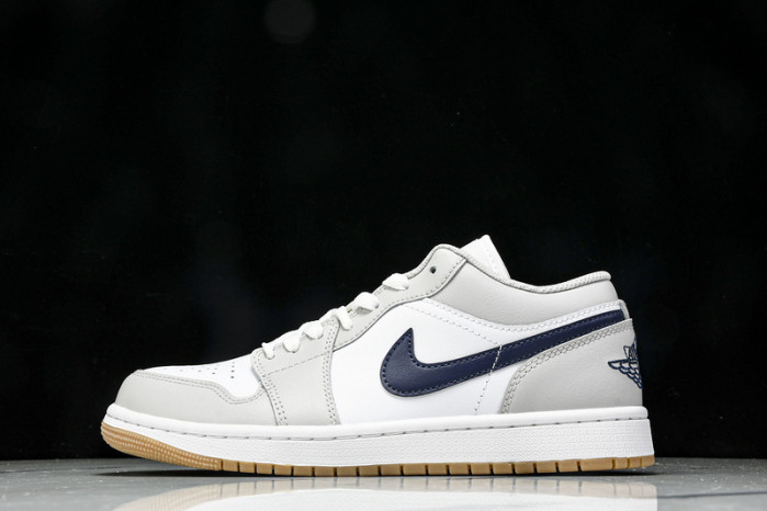 Air Jordan 1 Low Midnight Navy Neutral Grey 553558-146