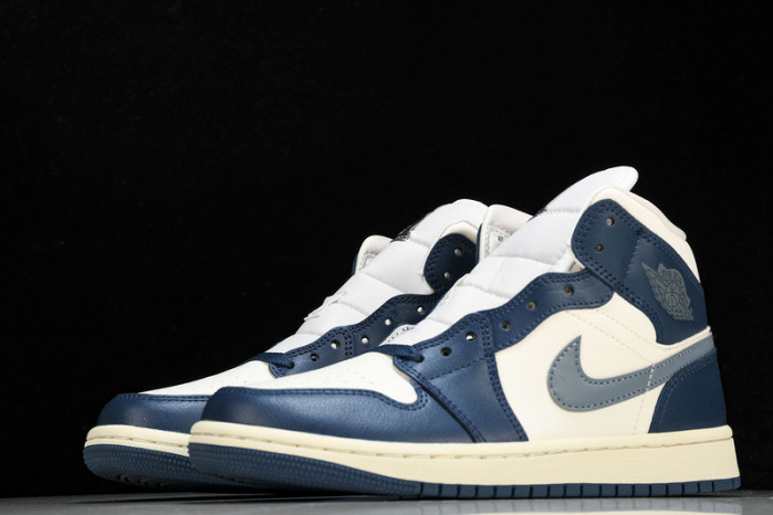 air jordan 1 mid“sky j french blue”   bq6472-414