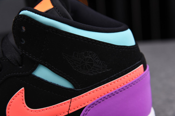 jordan 1 mid multi-color (gs)  554725-083