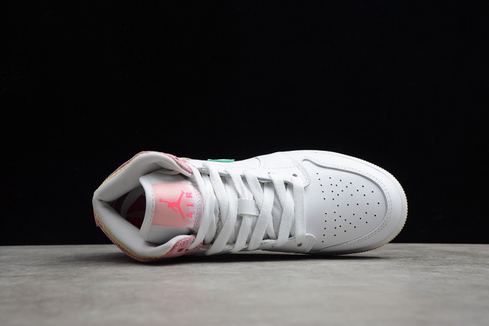 jordan 1 mid paint drip (gs) dd1666-100