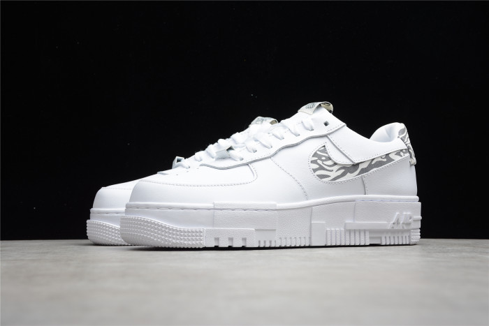 nike air force 1 low pixel se white zebra (w) dh9632-100