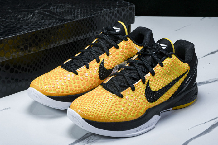 nike kobe 6 protro “lightbulb” black yellow   429659-700