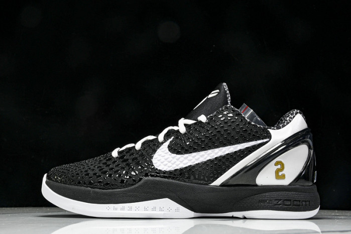 Nike Kobe 7 VI WHITE AND BLACK BLANC ET NOIR CW2190-002