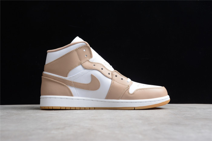 jordan 1 mid tan gum 554724-271