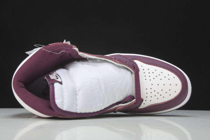 air jordan 1 high og “bordeaux” bordeaux/white-metallic silver 555088-611