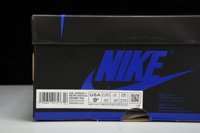 air jordan 1 high og “royal reimagined”  dz5485-042