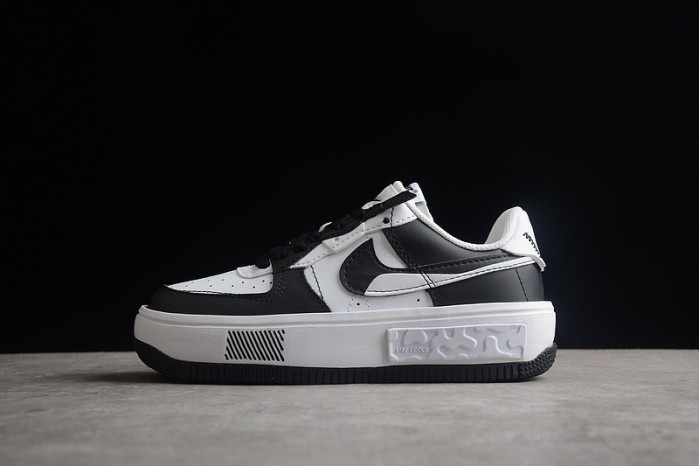 2022 nike air force 1 fontanka white black cw6688-611