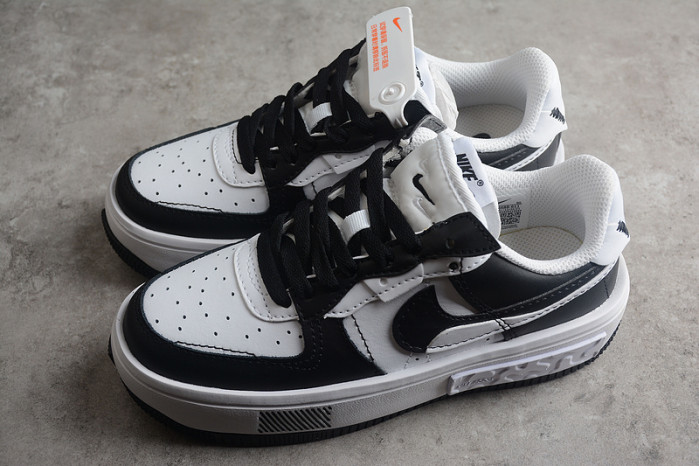 2022 nike air force 1 fontanka white black cw6688-611